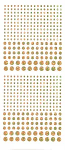 Gold Jewel Dazzles™ Stickers